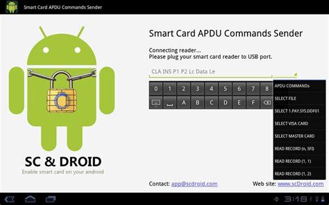 smart card apdu command sender apk|apdu command get card type.